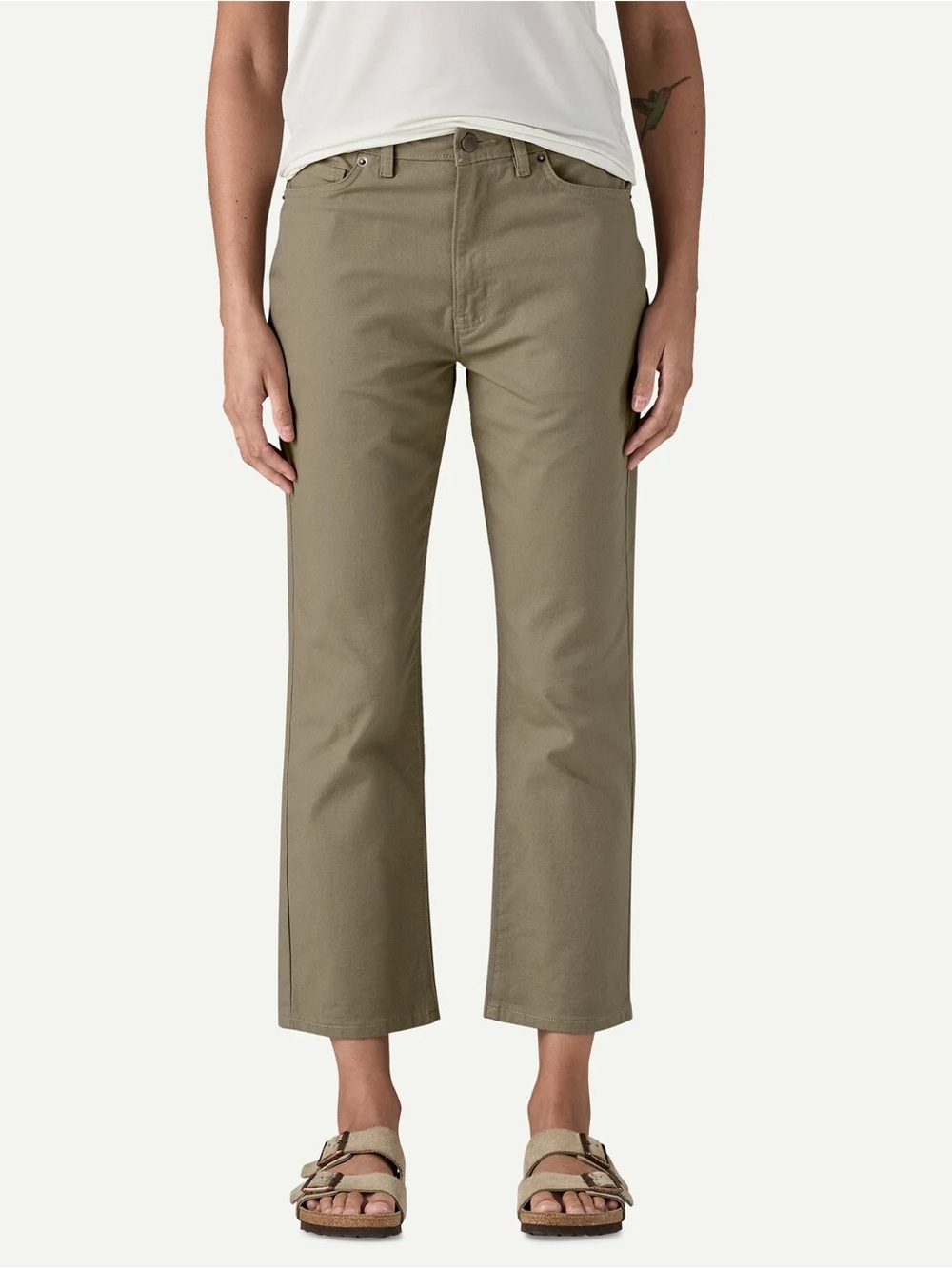 Patagonia Classic Straight Ankle Crop Pants in River Rock Like New Size 10